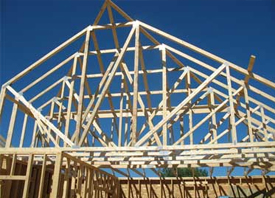Structuring a House with Timber Trusses